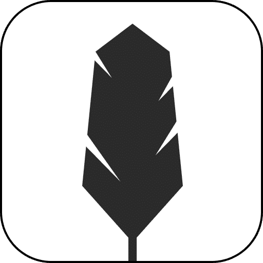 Quilia Logo Rounded B&W