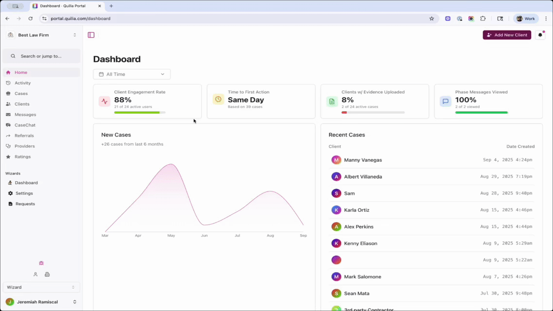 Quickly access Quilia’s API documentation in your portal settings — perfect for setting up custom integrations.