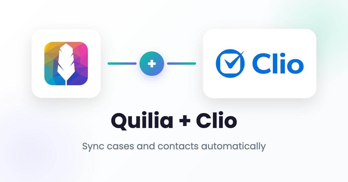 Seamless Clio Client Portal Integration · Quilia